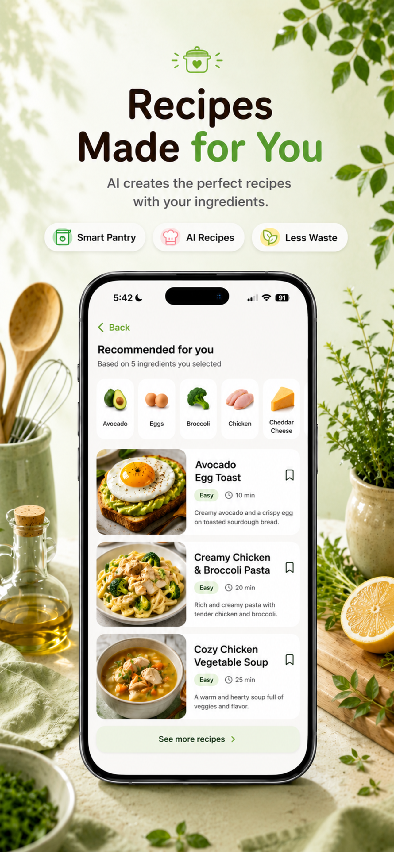 AI Recipe Planner - Harapeko screenshot 3