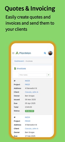 PlanMan screenshot