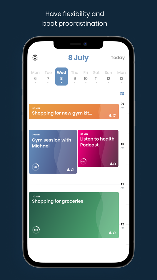 #1. Time Block App (iOS) Podle: Phoenix Innovate