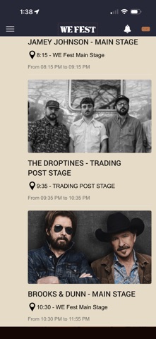 WE Fest Country Music Fest MN iPhone screenshot