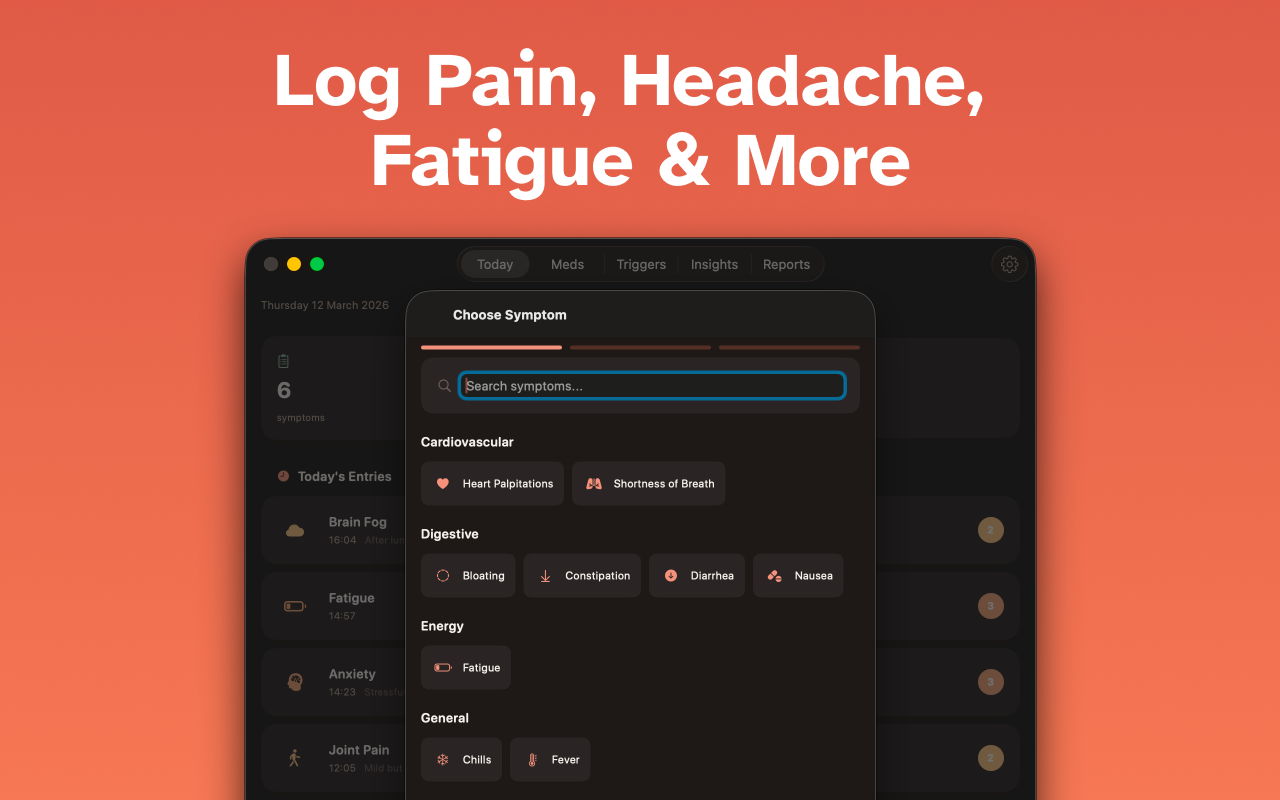 SymptomLog: Symptom Journal