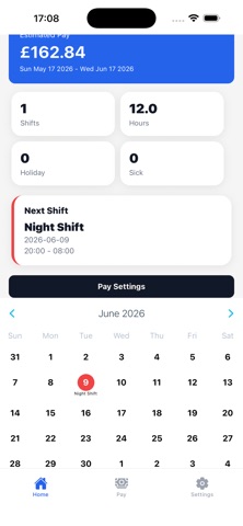 MeRota Planner screenshot