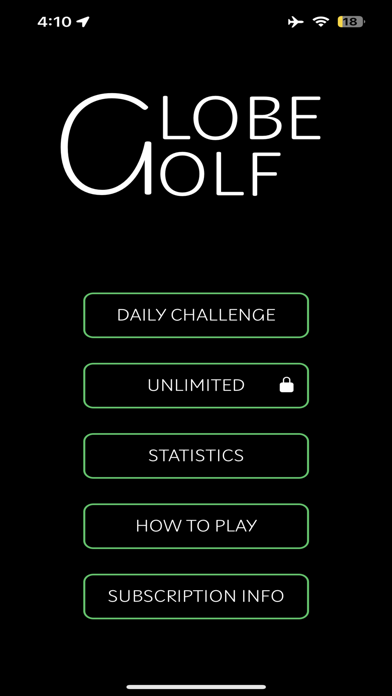 Globe Golf Geography Challenge Screenshot