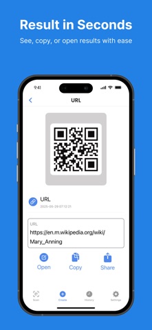 QR Code Reader - QRPal iPhone screenshot