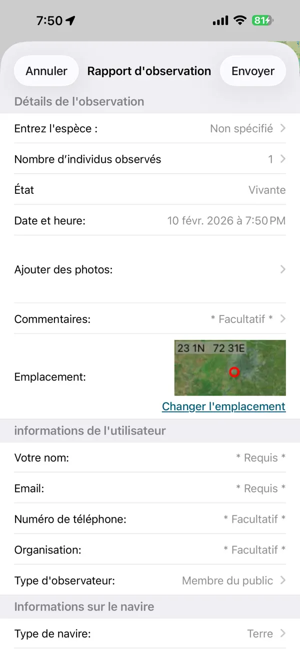 Screenshot #3 pour Whale Alert
