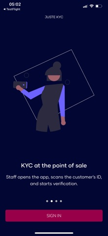 JUSTE KYC Screenshot 2 of 5