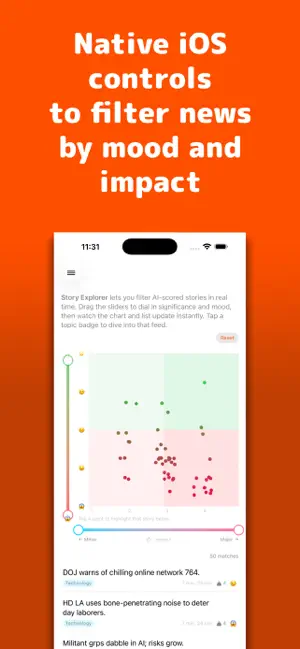 Dense: AI News Digest Widget screenshot 2