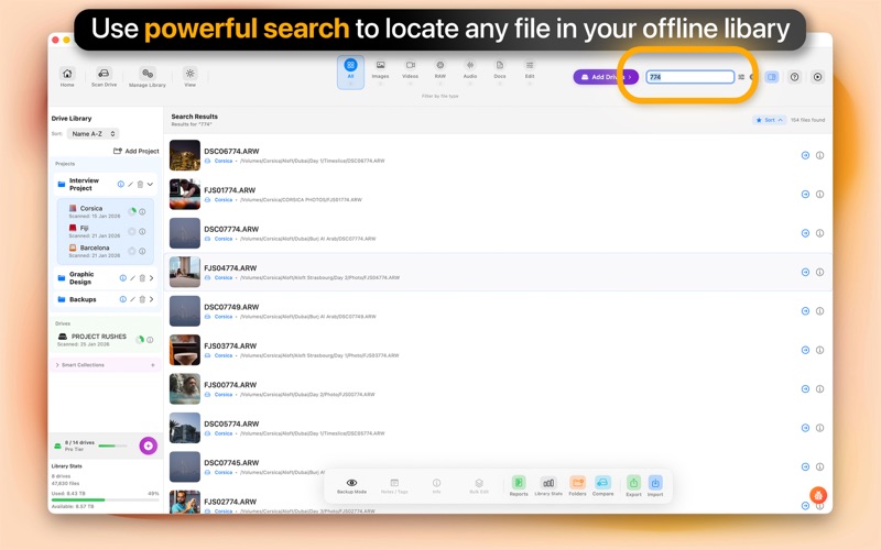 DriveVault – Offline Catalog Screenshot 2