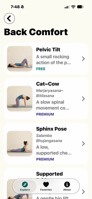 Yoga Ease: Gentle Poses screenshot 2 of 5