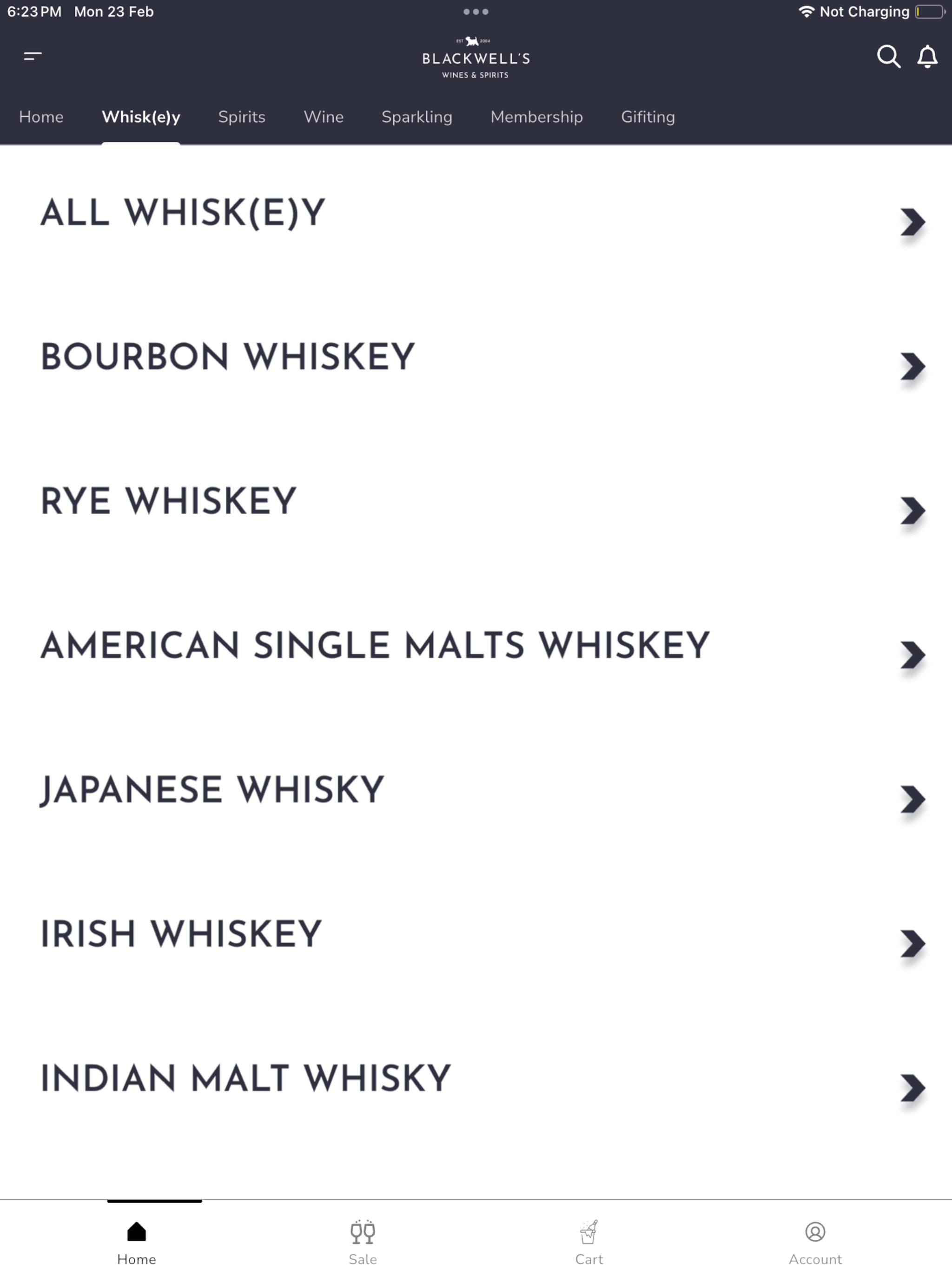 Blackwell's Wine & Spirits screenshot 8
