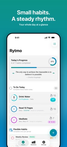 Rytmo Habit Tracker Screenshot 1 of 7