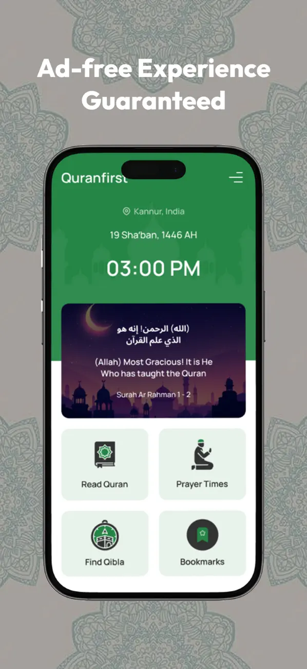 #2. Quran First (iOS) Podle: Sabir Ali