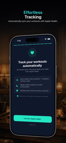 StackLab - Supplement Tracker iPhone screenshot