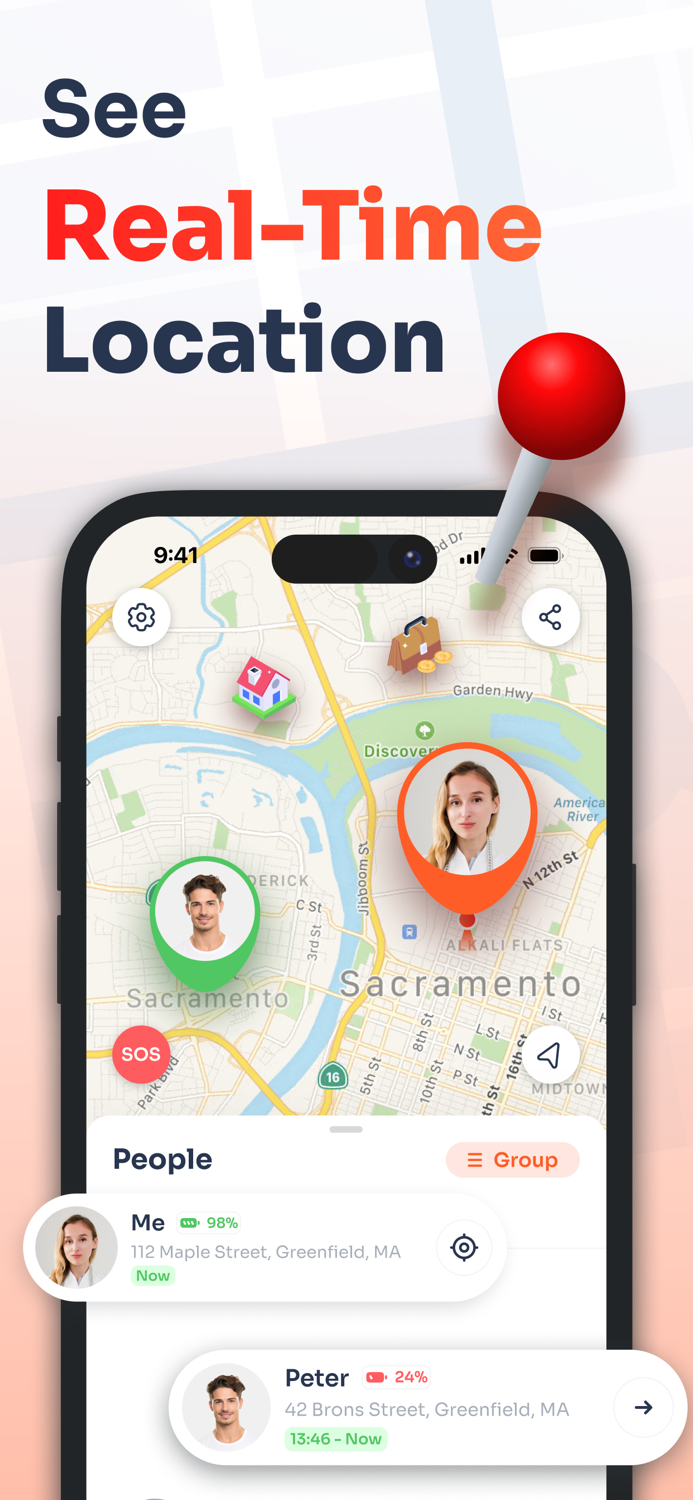Find my Friends, Phone Findi