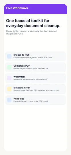 Capture d'écran de FileLean PDF sur iPhone 6
