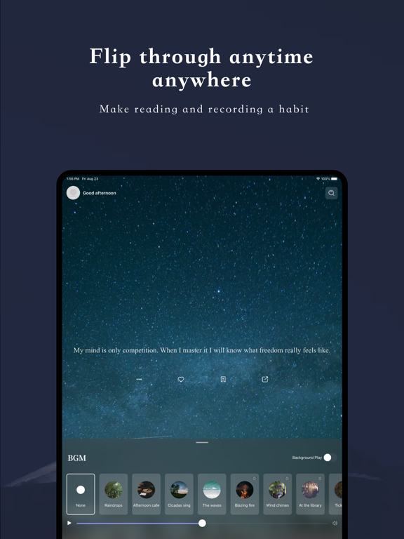 OneQuote -Wisdom & Affirmation iPad screenshot 5 - Health & Fitness app