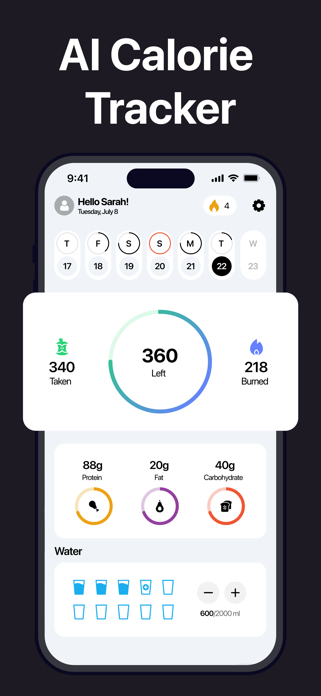 AI Calorie Tracker - Nutri Screenshot 2 of 5