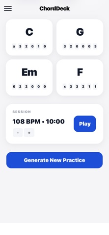 ChordDeck Guitar Practice Screenshot 5 of 5