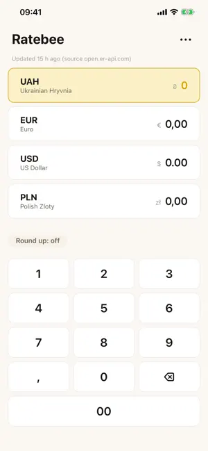 Ratebee: Currency Convert screenshot 1