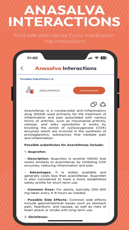 Anasalva Interactions