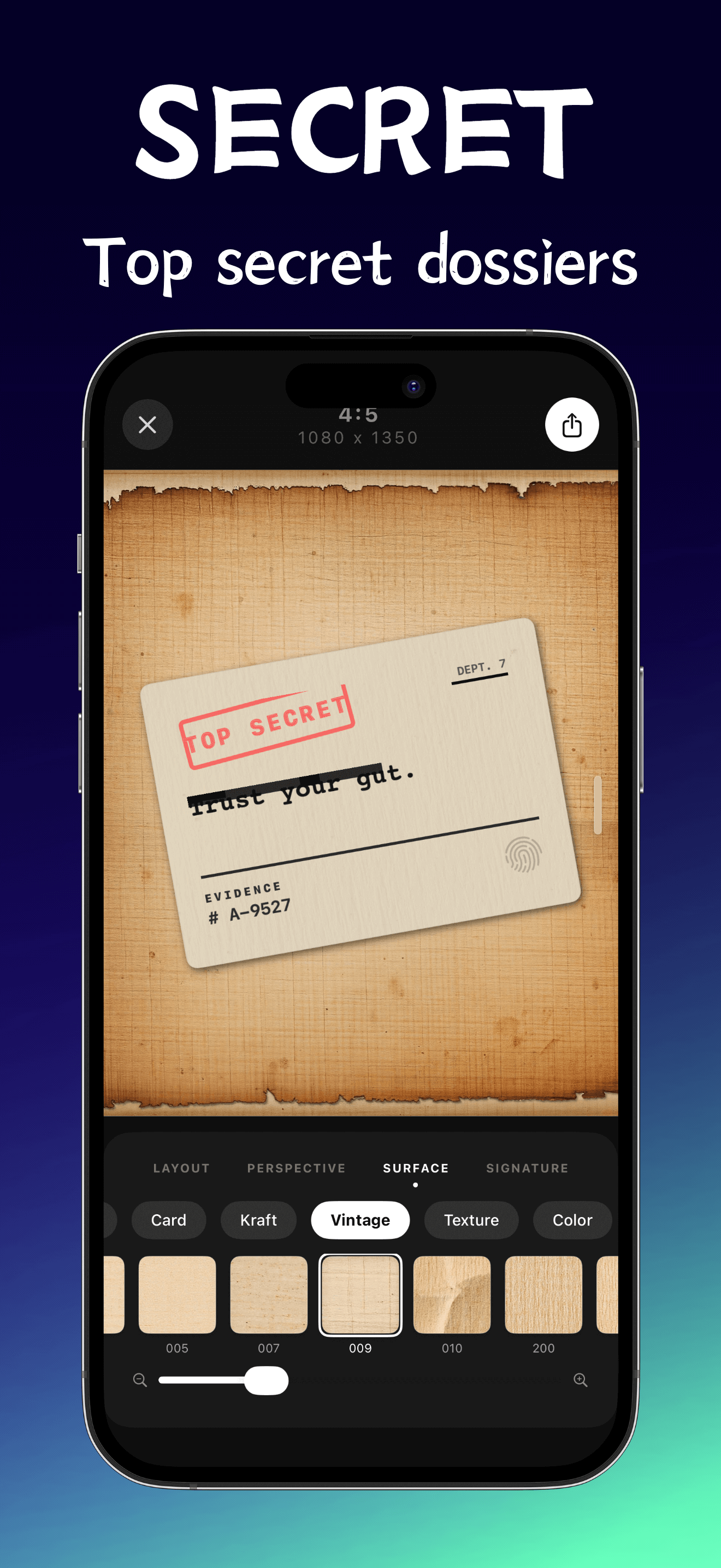 Papier - Vintage Card Maker screenshot 5
