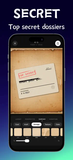 Papier - Vintage Card Maker screenshot 2