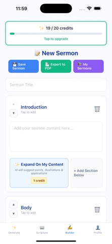 SermonFlow screenshot