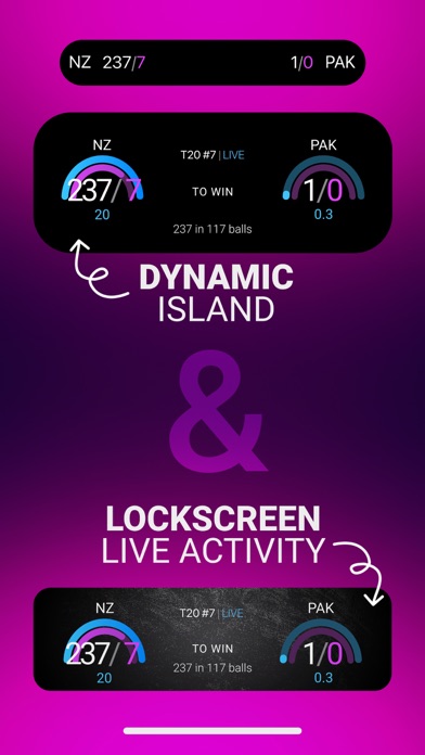 LIVE cricket scores scoreblox Screenshot