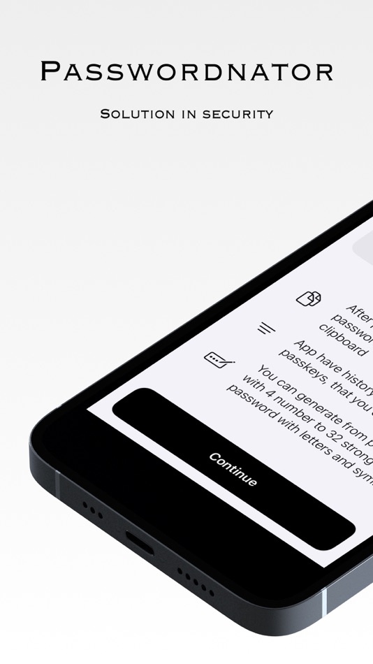 #1. Passwordnator (iOS) 来自: Andrew Mashkov