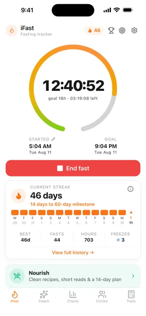 iFast - Simple Fast Tracker screenshot 1