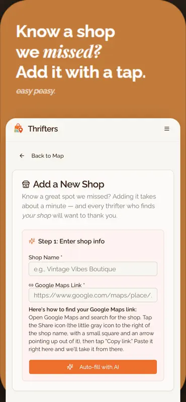 Thrifters: Find Thrift Shops screenshot 7 of 10