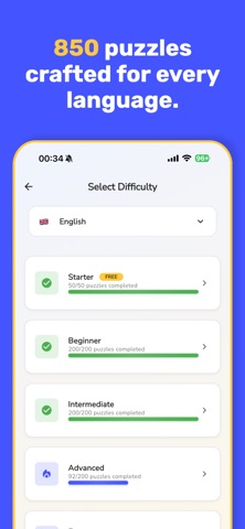 Lexico: Word Puzzle Quest iPhone screenshot