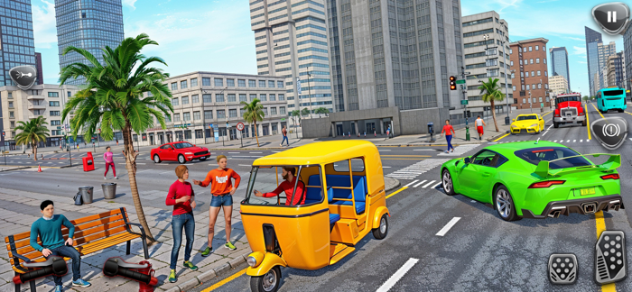 Modern Tuk Tuk Auto Rickshaw