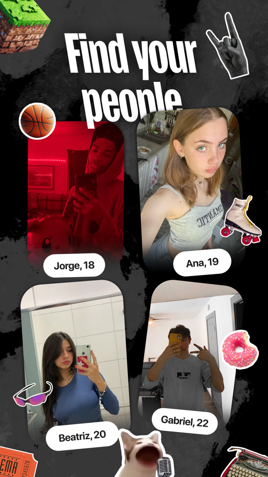 #1. purp - Make new friends (iOS) 由: PURP TECNOLOGIA LTDA