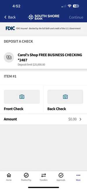 South Shore Bank Business screenshot 3