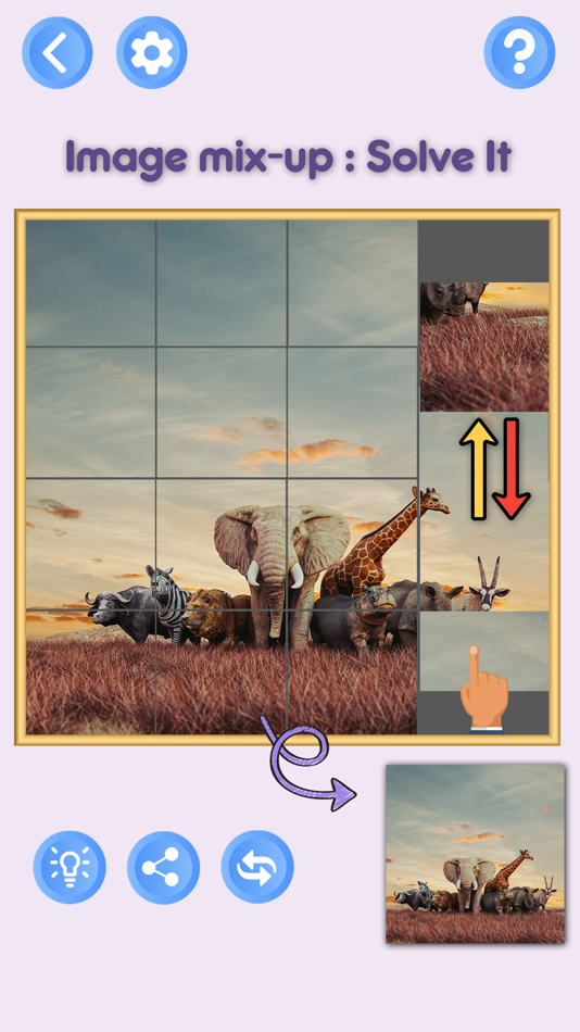 #2. Pic Puzz-Image Sliding Puzzle (iOS) Bởi: Sandy Radadiya