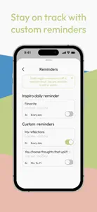 Inspiro - Daily self-reminders screenshot #5 for iPhone
