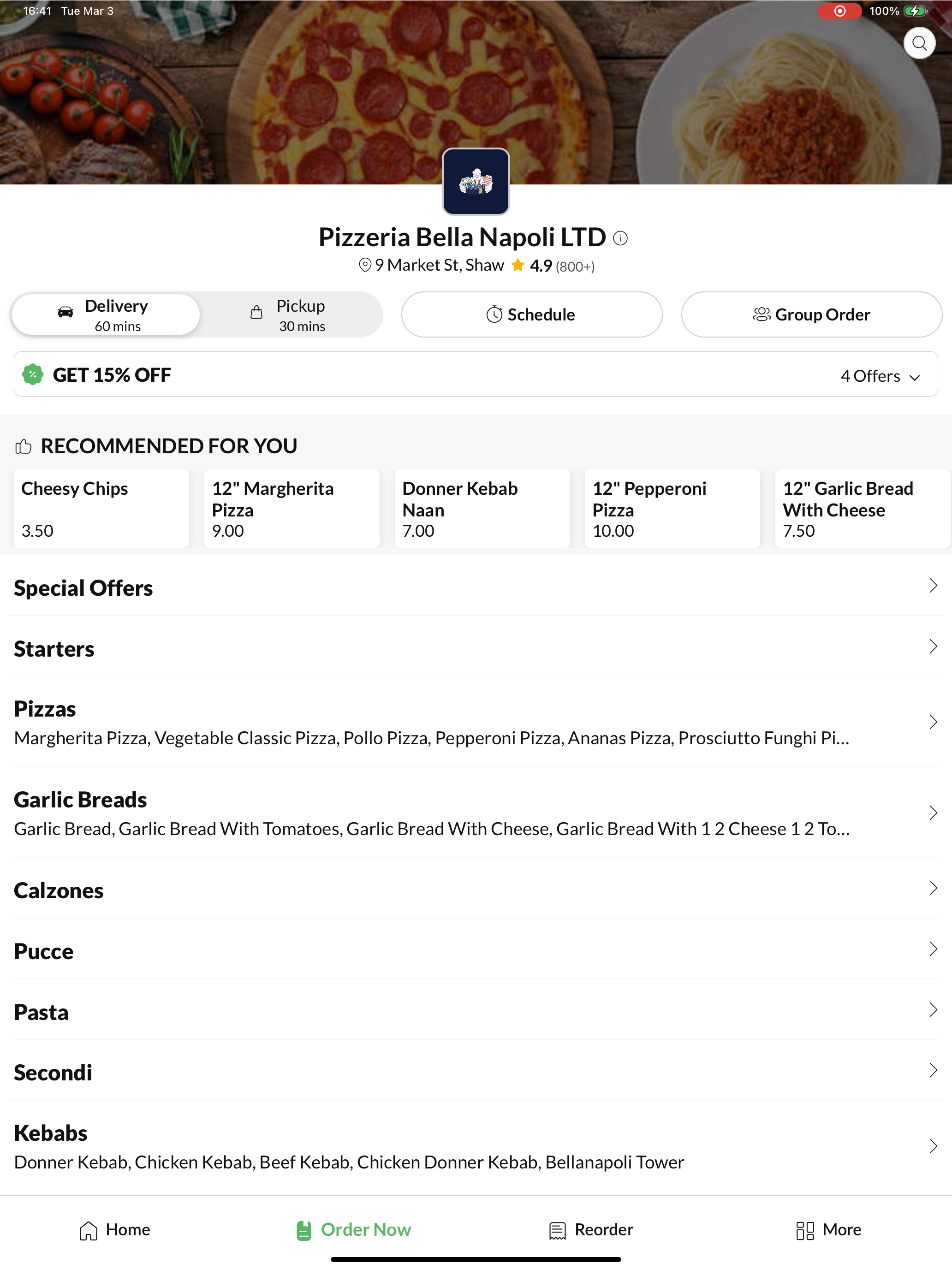 Pizzeria Bella Napoli LTD screenshot 6