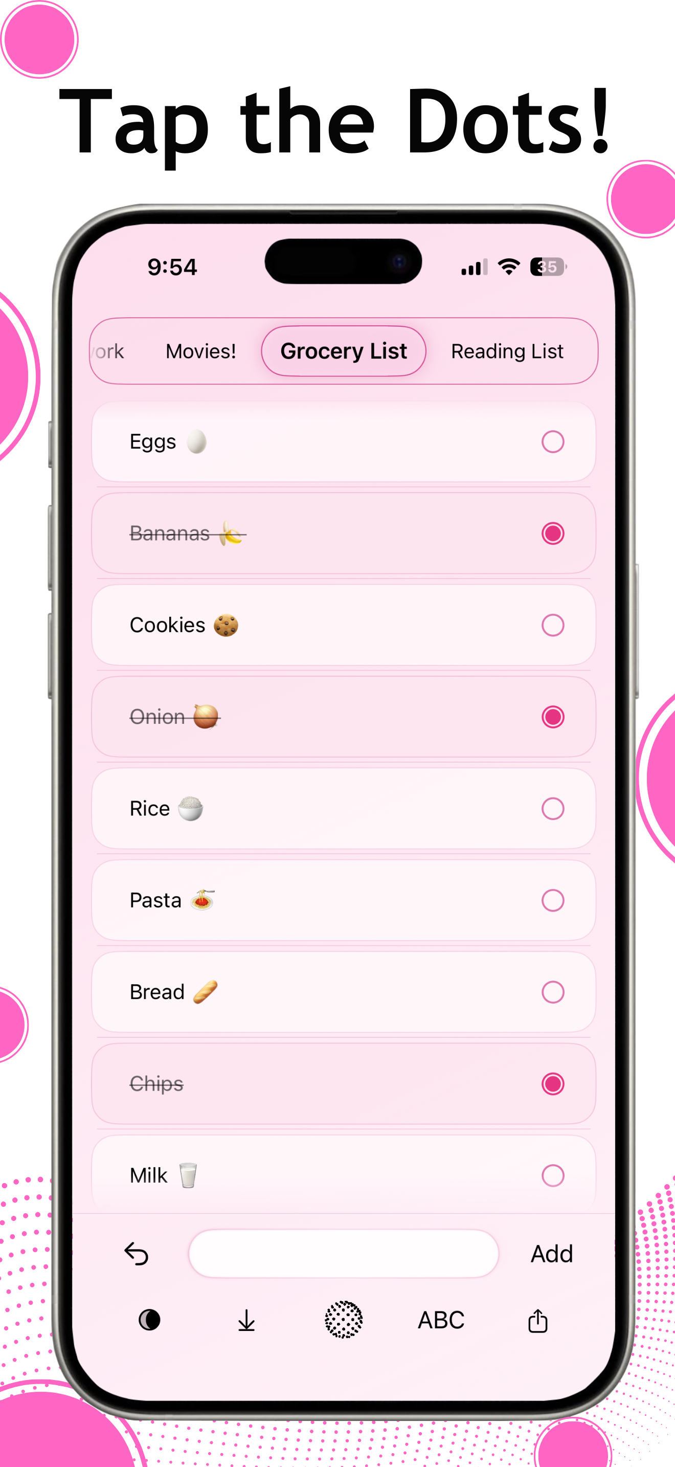 DotList