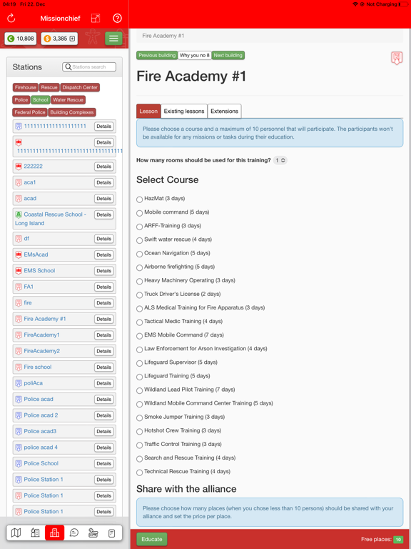Mission Chief Fire Fighter 911 iPad screenshot 6 - Games app
