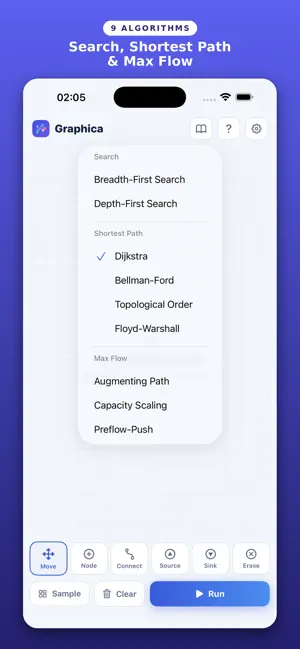 Graphica: Graph Algorithms screenshot 1