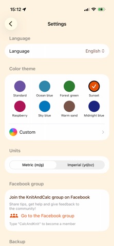KnitAndCalc Screenshot 5 of 5