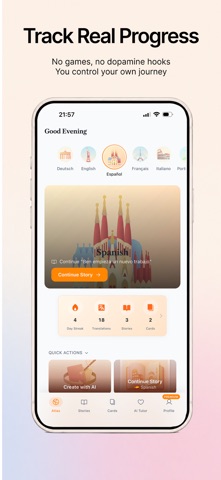 Stories - Language Learning iPhone screenshot