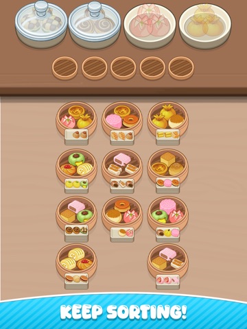 Dimsum Food Sort iPad screenshot