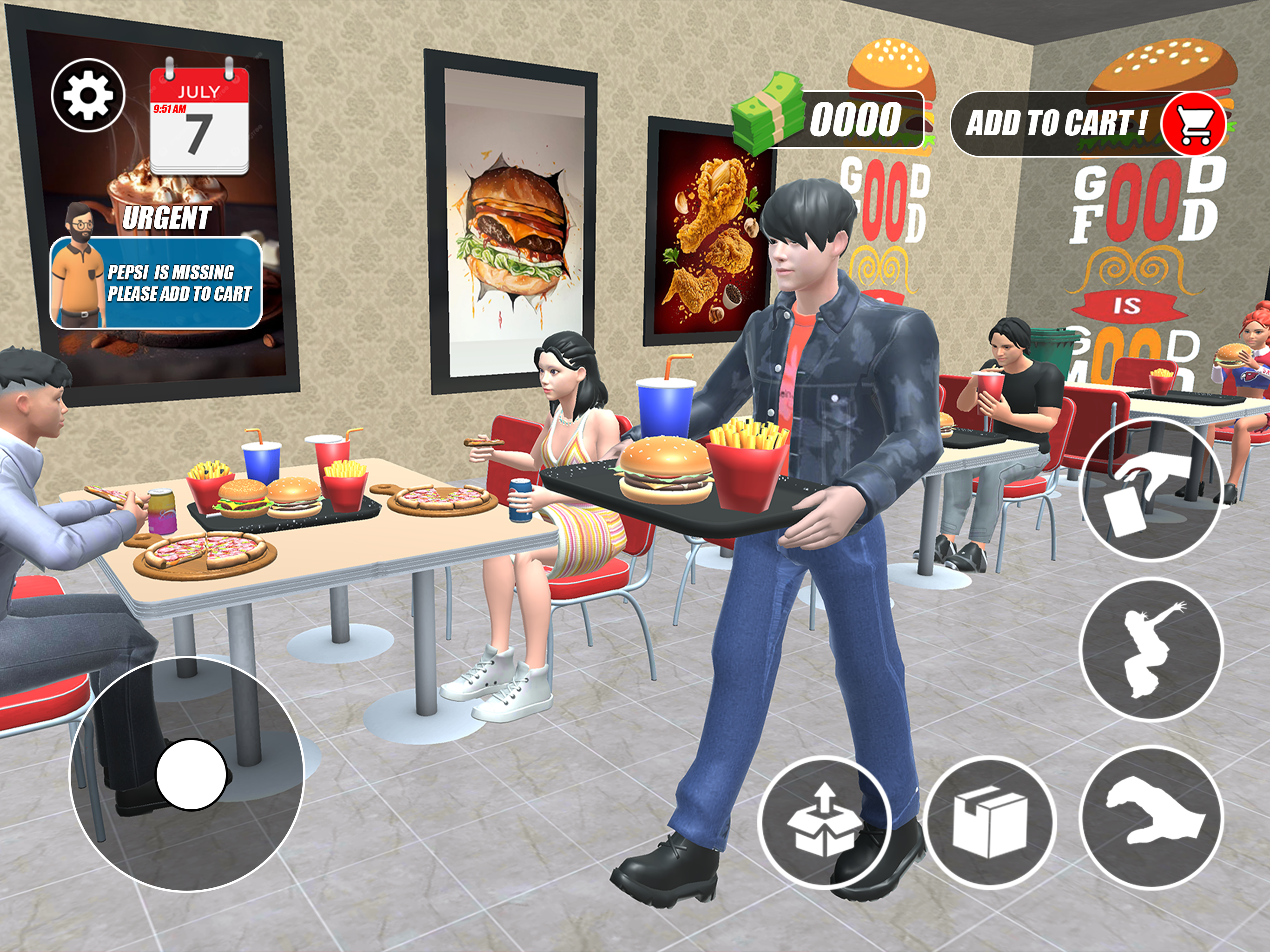 Supermarket Simulator Game- 3D