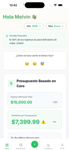 CalmaFinance screenshot