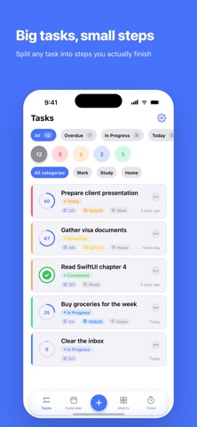 TaskSteps: To Do List Planner Screenshot 1 of 5