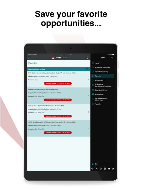 ORISE GO: Launch a STEM Career iPad screenshot 4 - Education app