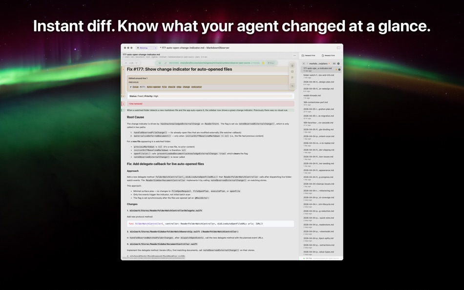 #3. MarkdownObserver (macOS) De: LARS POHLMANN