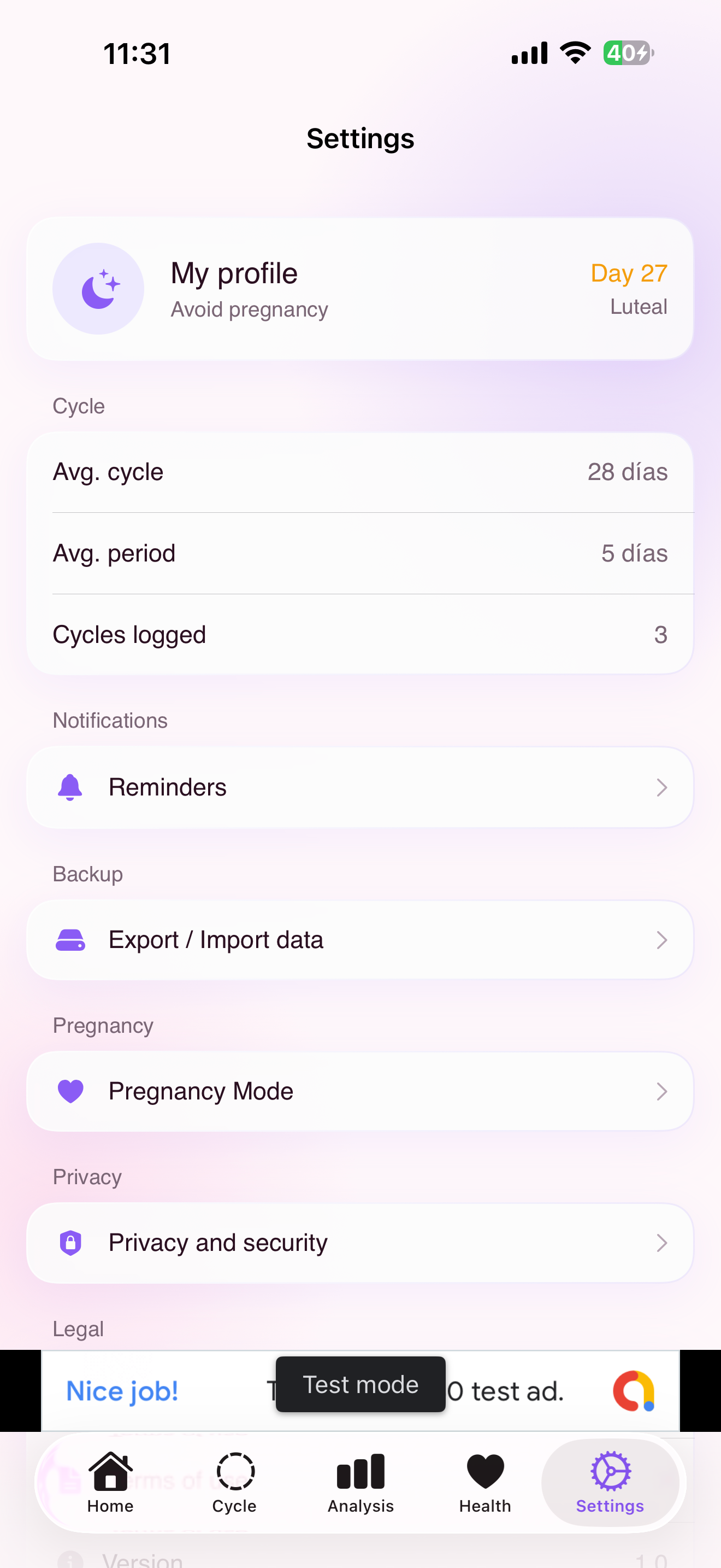 FemFlow screenshot 2